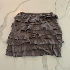 Garnet Hill Grey Skirt